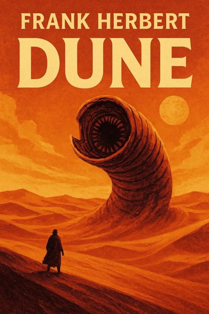 Capa do livro Duna de Frank Herbert, origem do marco na cultura pop.