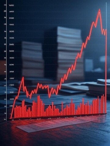 Gráfico de Risco Financeiro Representando Investimentos Comuns