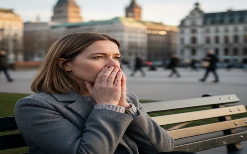 Ilustração explicando o que é ansiedade e como ela afeta a mente