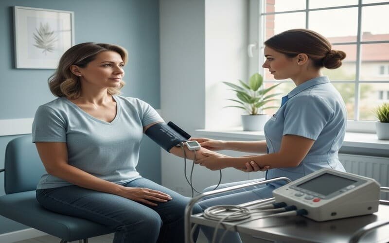 Avaliação médica explicando o que são exames médicos de rotina