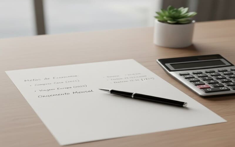 Planejamento financeiro simples para economizar dinheiro
