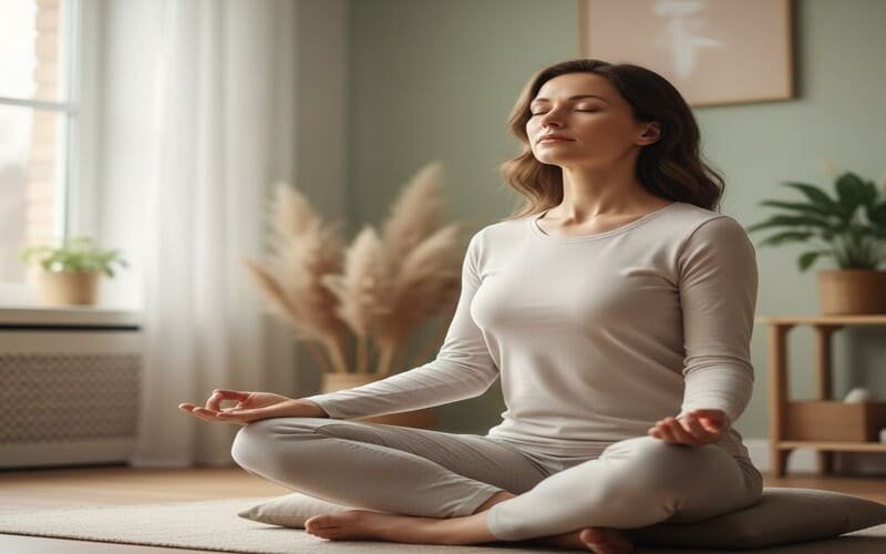 Pessoa conversando com profissional sobre ansiedade