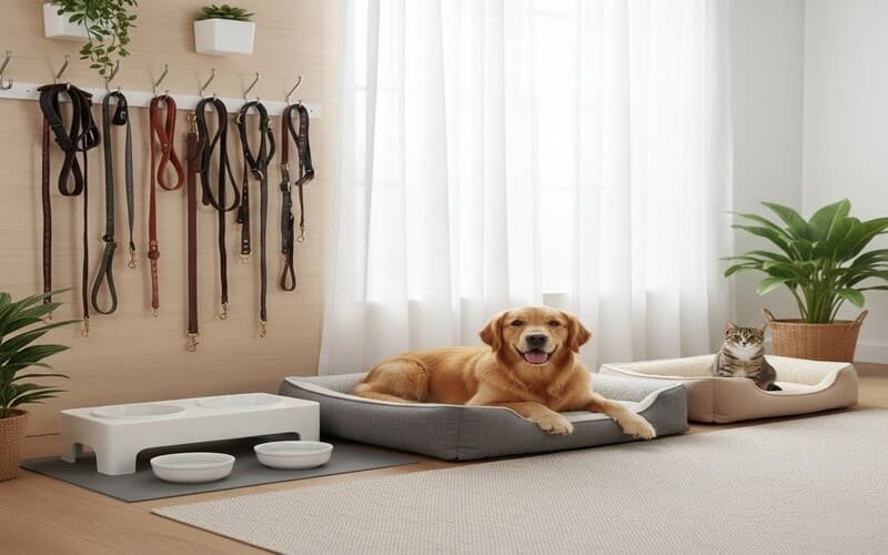 acessórios essenciais para cães e gatos