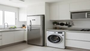 eletrodomésticos no Brasil em cozinha moderna