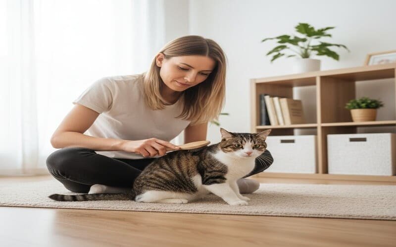 Escovação e higiene são cuidados essenciais para a saúde dos gatos
