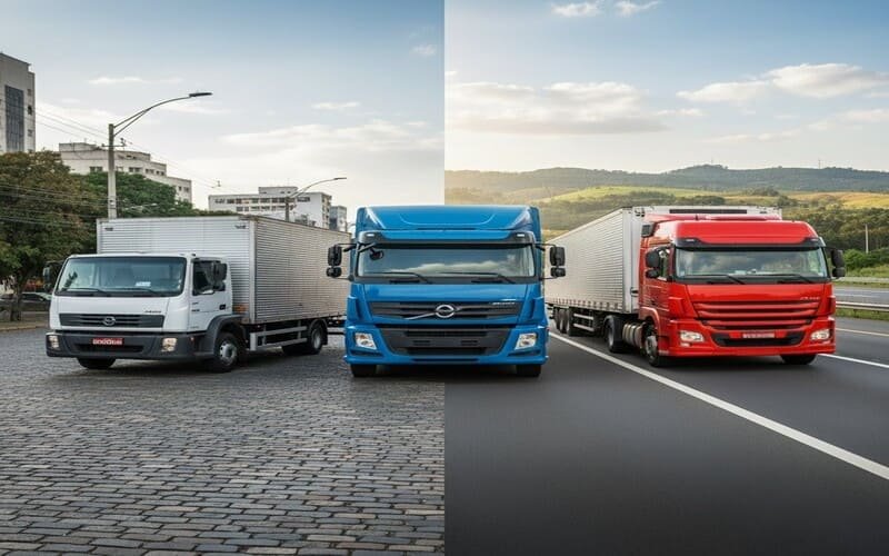 Tipos de caminhões mais usados no Brasil