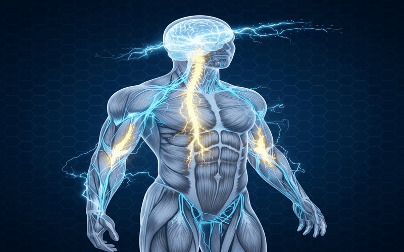 Impulsos neurais e contração muscular involuntária