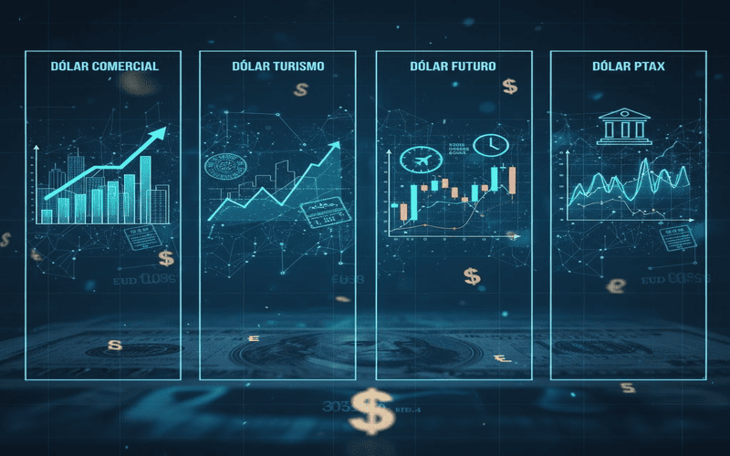 Tipos de dólar no mercado de câmbio brasileiro e internacional
