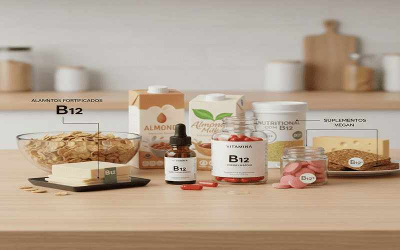 Vitamina B12 para veganos