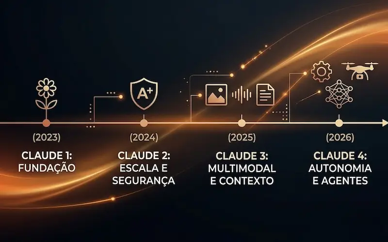 Ilustração representando a abordagem de segurança e ética do Claude através da Constitutional AI da Anthropic