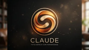 Logo do Claude inteligência artificial criada pela Anthropic com design elegante e sofisticado