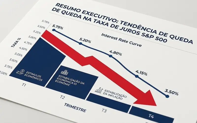 Gráfico mostrando a relação entre queda da taxa de juros e aumento do preço dos títulos do Tesouro Direto